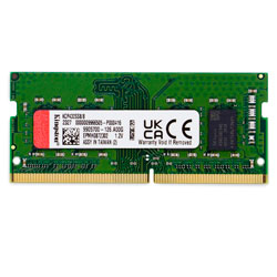 Memória RAM Kingston 8GB DDR4 3200MT/s para Notebook - KCP432SS8/8