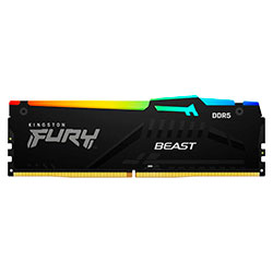 Memória RAM Kingston Fury Beast RGB 16GB DDR5 6000Mhz - KF560C40BBA-16
