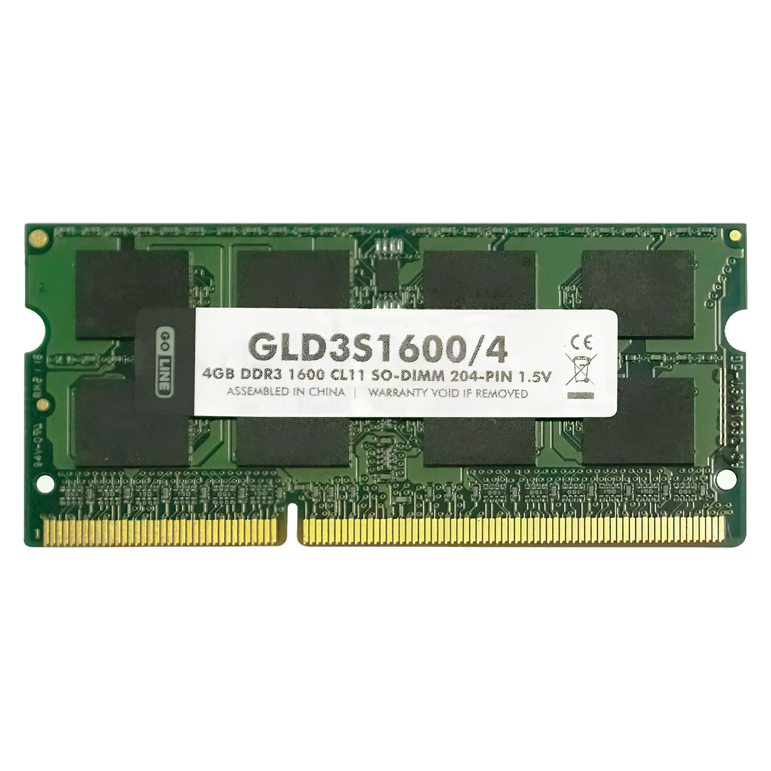 Memória RAM para Notebook Goline 4GB / DDR3 / 1600MHz - (GLD3S1600/4)