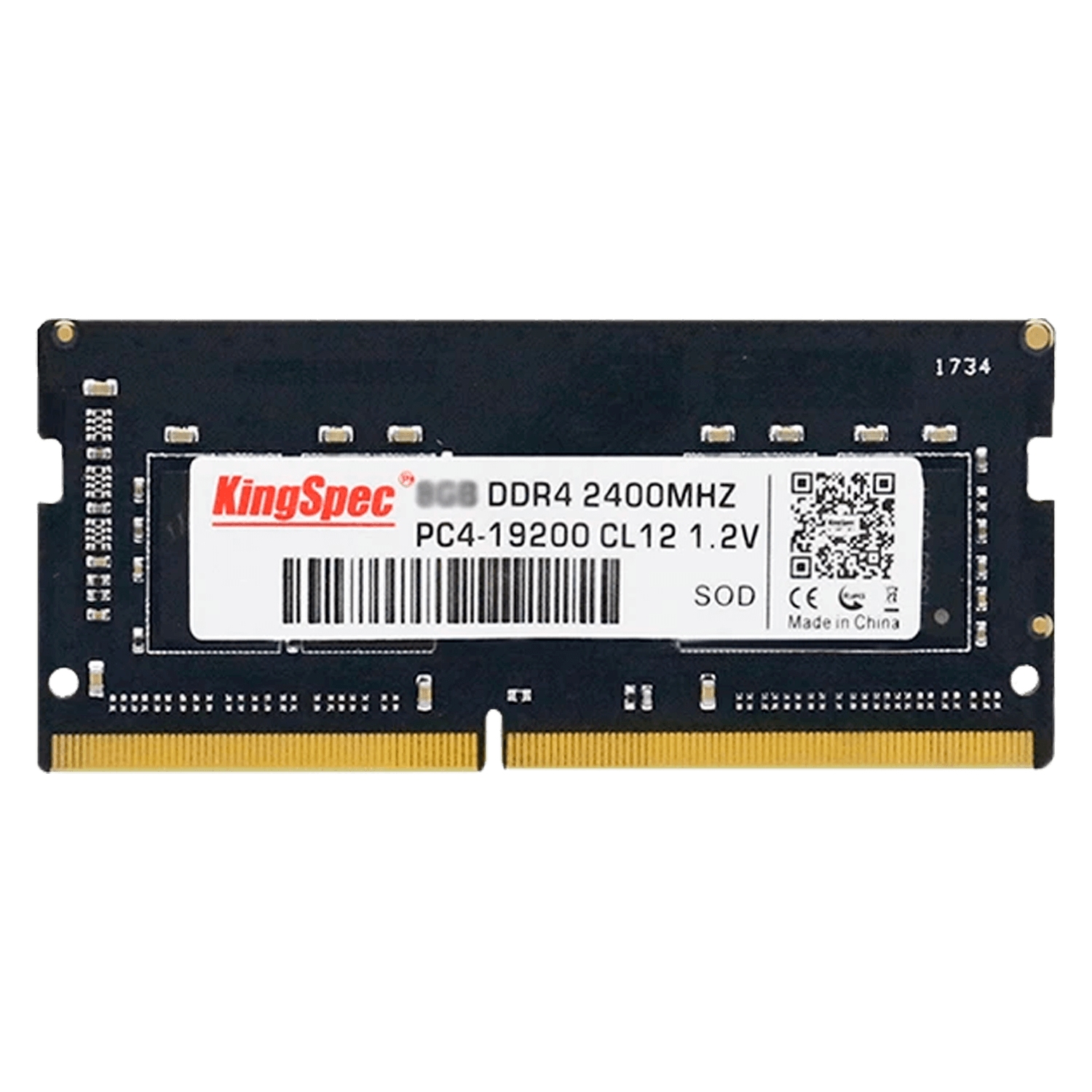 Memória RAM para Notebook KingSpec 8GB/ DDR4/ 2400MHz