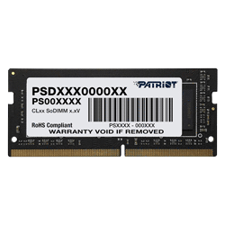 Memória RAM Patriot 16GB DDR4 2400MHz para Notebook - PSD416G240081S