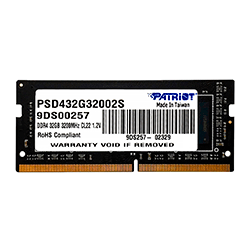 Memória RAM Patriot Signature 32GB DDR4 3200MHz para Notebook - PSD432G32002S