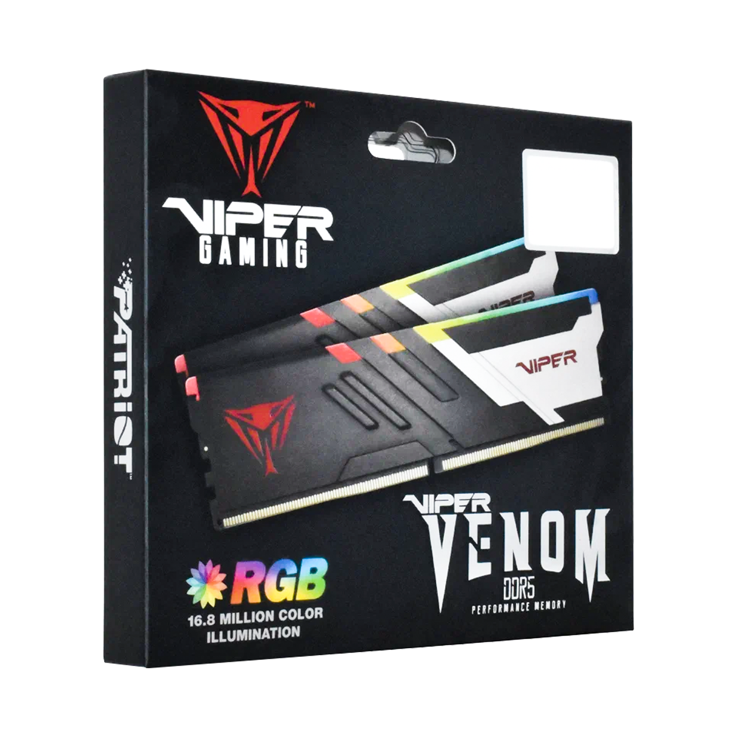 Memória RAM Patriot Viper Venom Dual Kit RGB / 32GB / DDR5 / 6000MHz - (PVVR532G600C36K)
