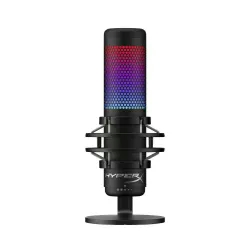 Microfone Hyper-X Quadcast S/ RGB - Preto (HMIQ1S-XX-RG)