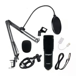 Microfone Satellite A-MK05 Live Broadcast Kit - Preto