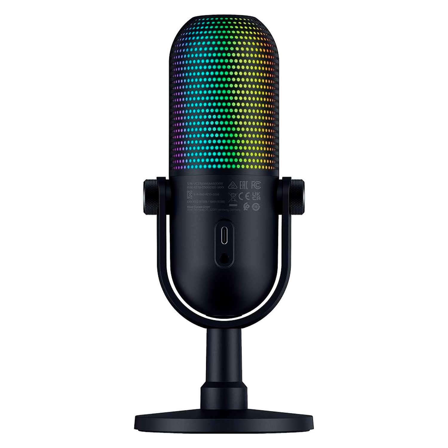 Microfone Condensador Razer Seiren V3 Chroma USB-C - Preto
