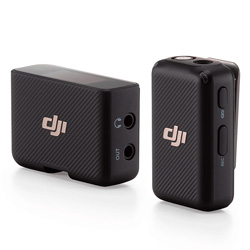 Microfone DJI Mic USB-C 1 TX + 1 RX FCC Sem Fio para Smartphone - Preto
