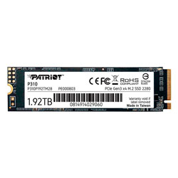 HD SSD Patriot M.2 GEN3 NVME 1.92TB - (P310P192TM28)