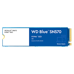 HD SSD Western Digital Blue SN750 M.2 GEN3 NVME 500GB - (WDS500G3B0C)