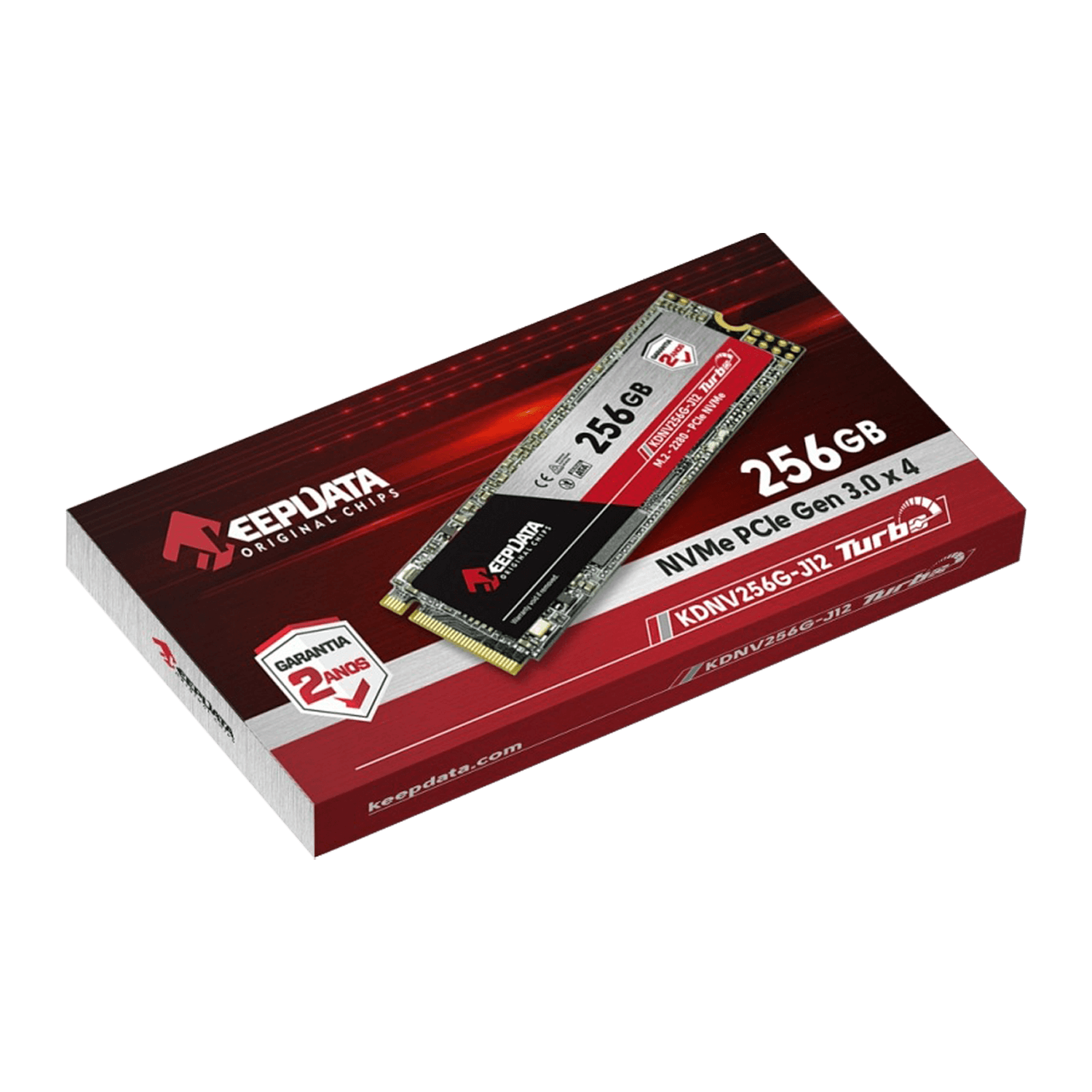 SSD M.2 Keepdata Turbo 256GB / 2280 / SATA III - (KDNV256G-J12)