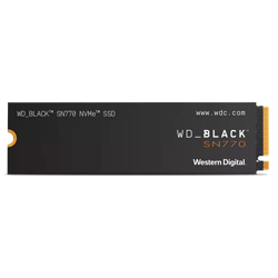 SSD M.2 Western Digital SN770 Black 250GB / NVMe PCIe Gen4 - (WDS250G3X0E)