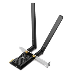 Adaptador de Rede TP-Link Archer TX20E AX1800 WiFi 6 para PC - Preto