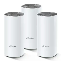 Sistema de WiFi TP-Link Deco E4 Whole Home Mesh WiFi AC1200 3 Unidades - Branco
