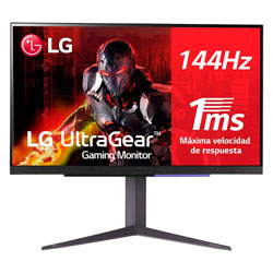 Monitor Gamer LG 27GR93U-B 27" Ultra HD 144Hz IPS - Preto