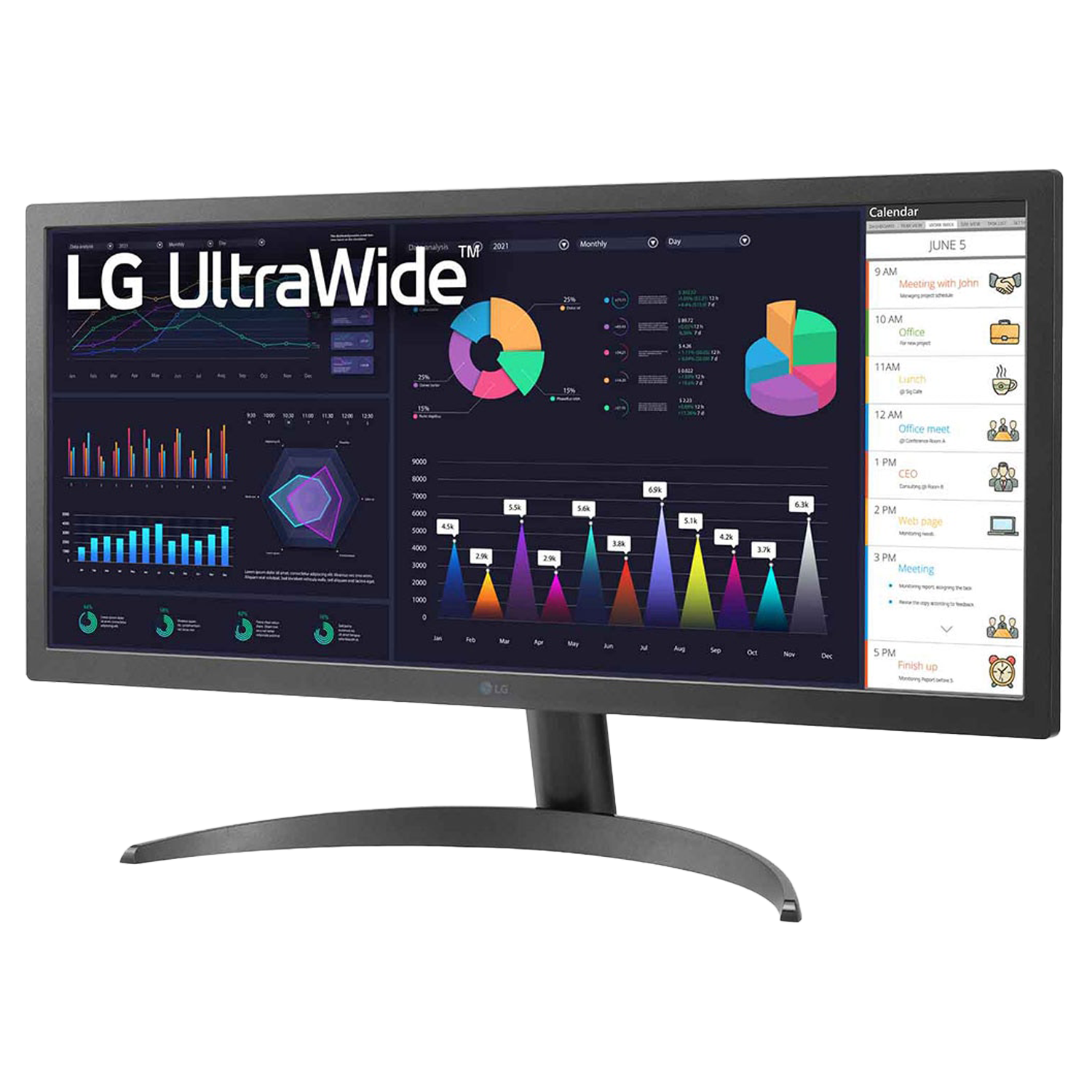Monitor LG 26WQ500 26" LED / Full HD / IPS / 75Hz / 1ms / Ultra Wide