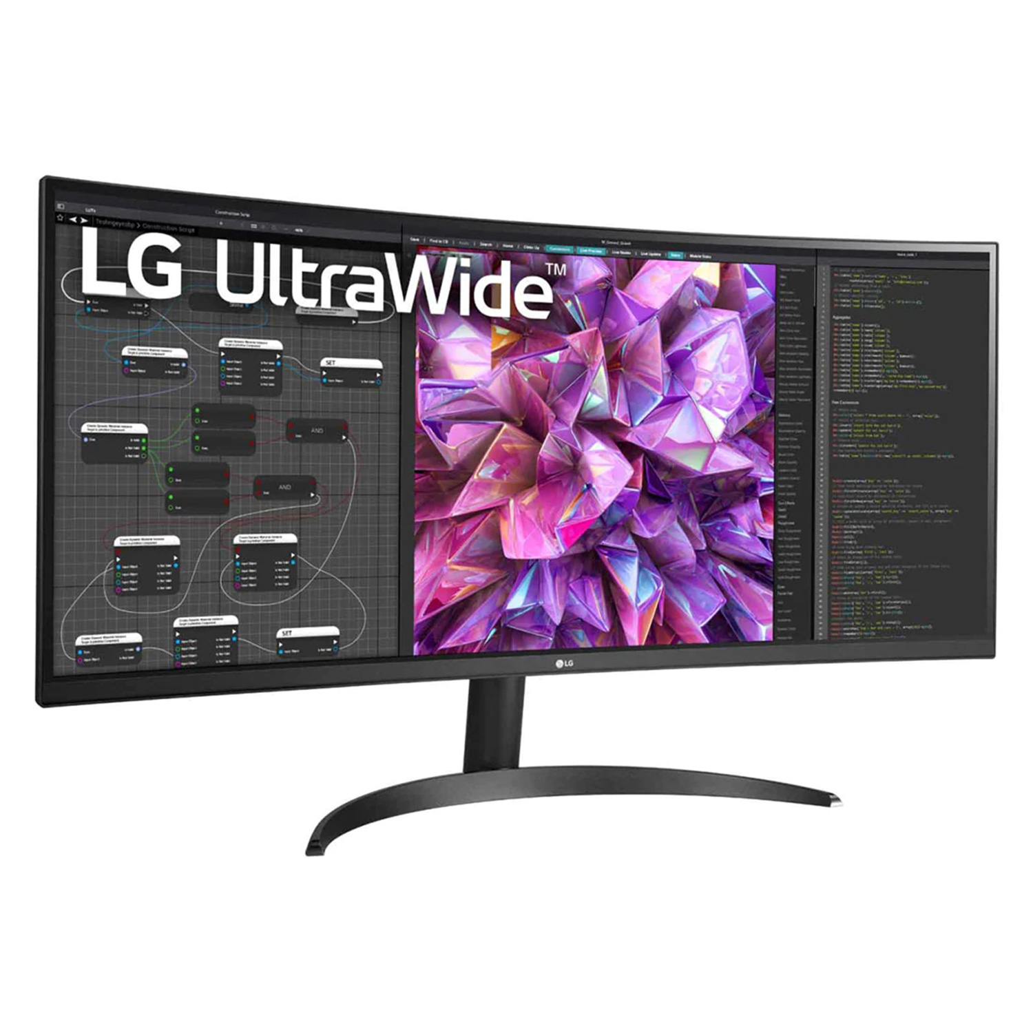 Monitor LG 34WQ60C / Tela 34" / 160HZ / WQHD / Curve / HDR - Preto