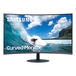 Monitor Samsung Curvo 1000R 27" Full HD/ HDMI/ 75Hz/ 4ms - LC27T550FDLXZP