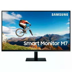 Monitor smart Samsung 32" / 4K / Ultra HD / HDMI - Preto (LS32AM702UNXZA)