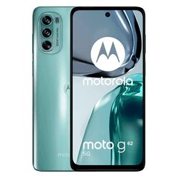 Celular Motorola G62 XT-2223-3 5G 128GB / 6GB RAM / Dual SIM / Tela 6.5'' / Câmeras 50MP+8MP+2MP e 16MP - Frosted Blue