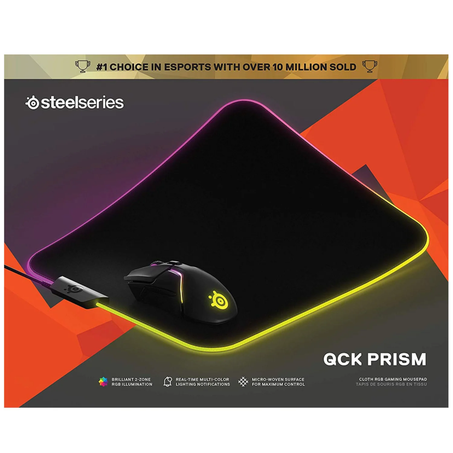 Mousepad Gamer Steelseries QcK Prism Cloth M - Preto (63825)