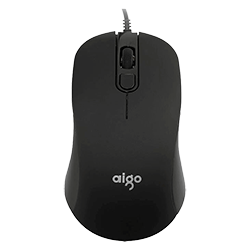 Mouse Aigo BM21 1600 DPI USB - Preto