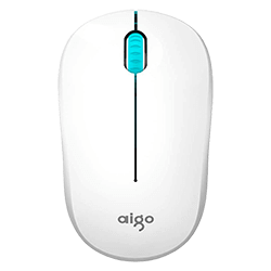 Mouse Aigo M35 1600 DPI Sem Fio - Branco