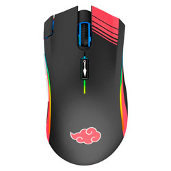 Mouse Gamer Checkpoint Akatsuki Naruto MX-200 NA-MS-1002 10000 DPI RGB - Preto