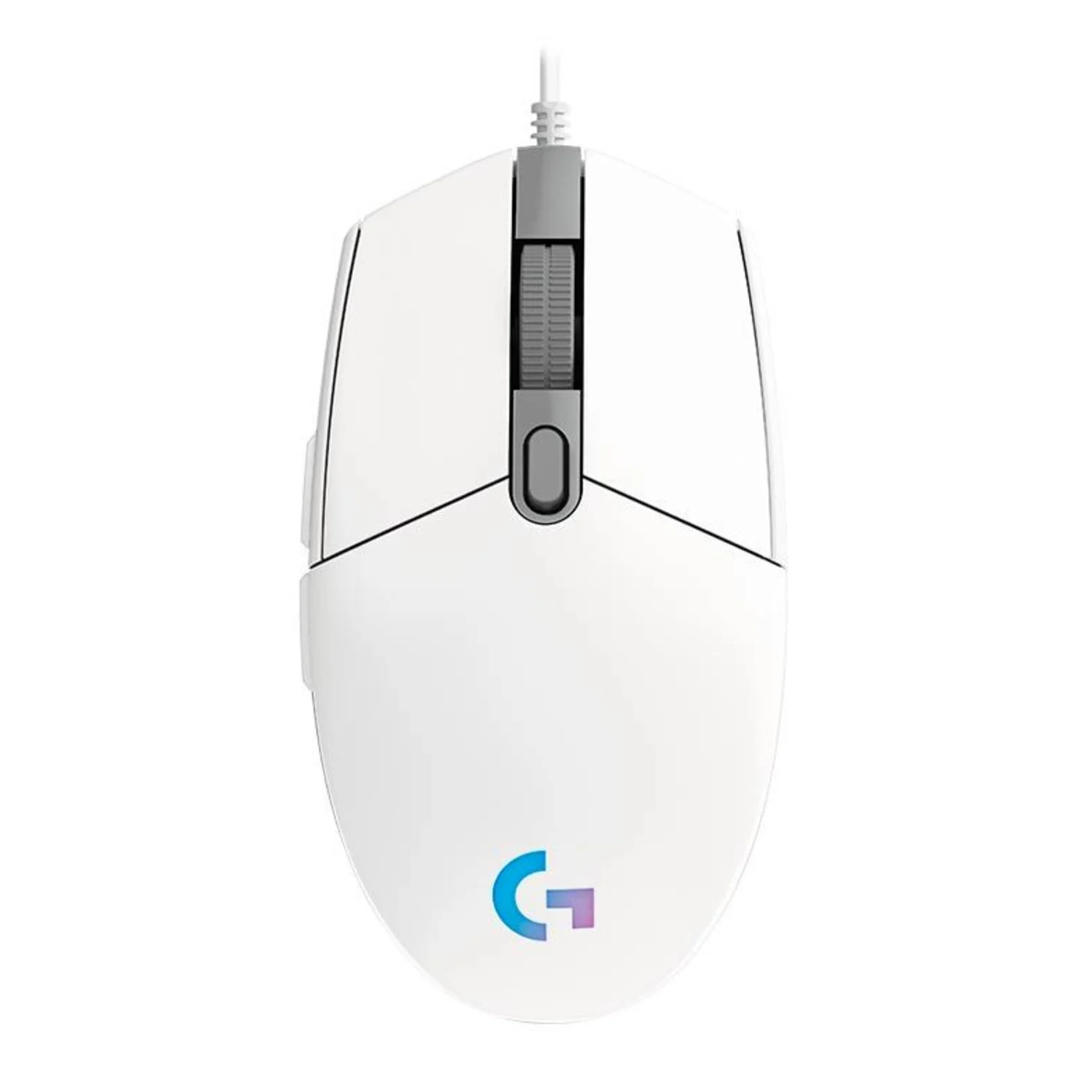 Mouse Gamer Logitech G203 Lightsync - Branco (910-005794)
