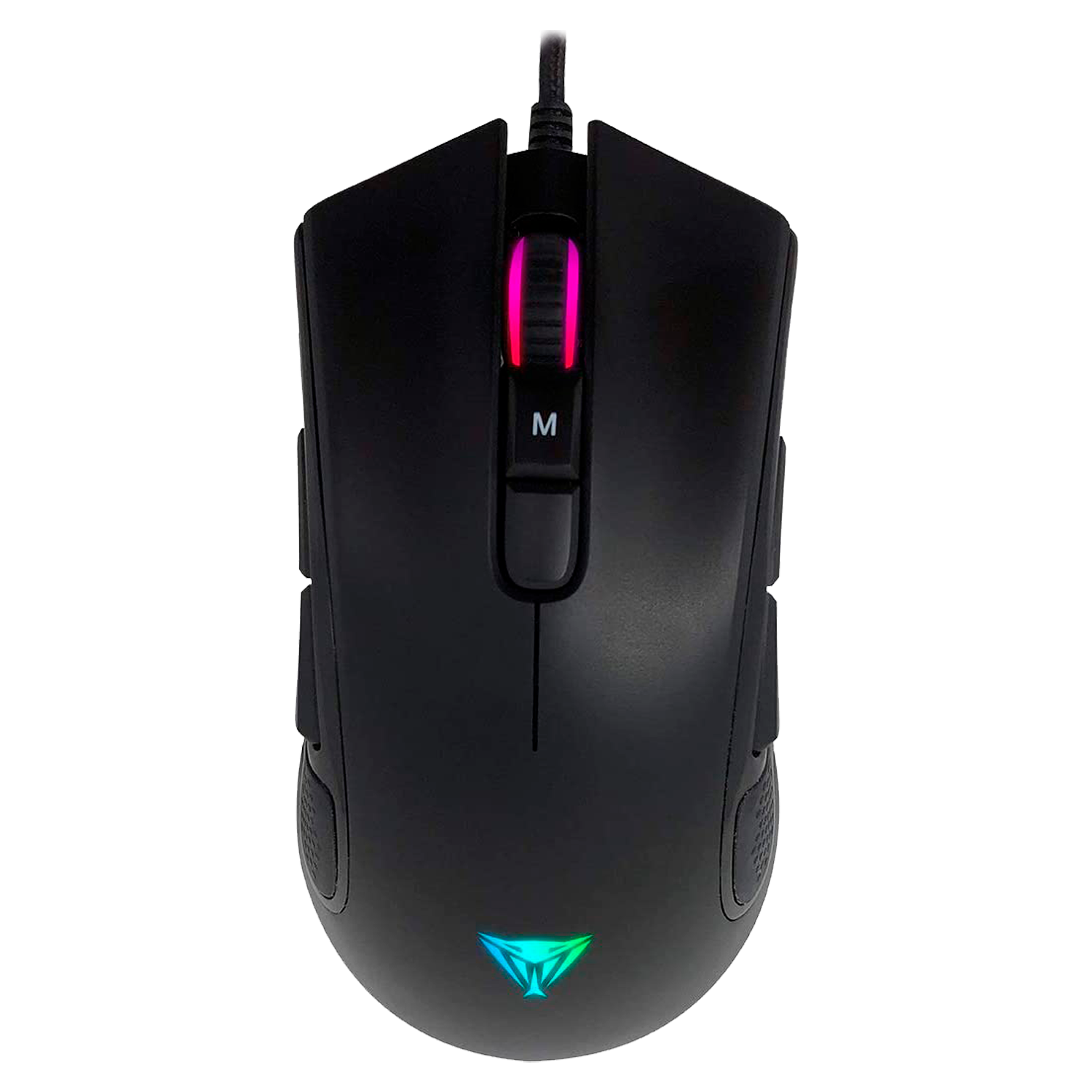 Mouse Gamer Patriot Viper V550 / Óptico / RGB / Ambidestro / 5000 a 10000DPI - Preto