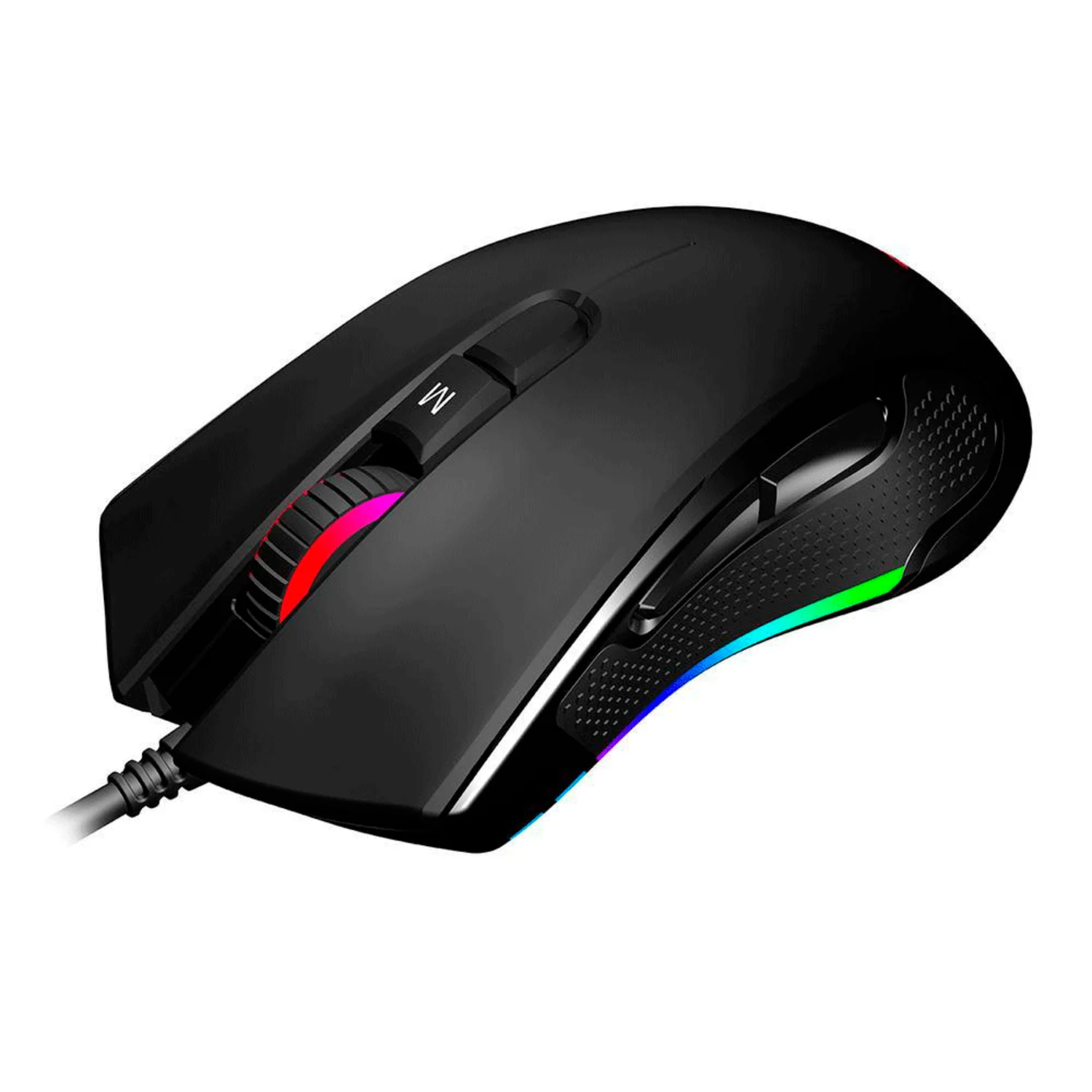 Mouse Gamer Patriot Viper V550 / Óptico / RGB / Ambidestro / 5000 a 10000DPI - Preto