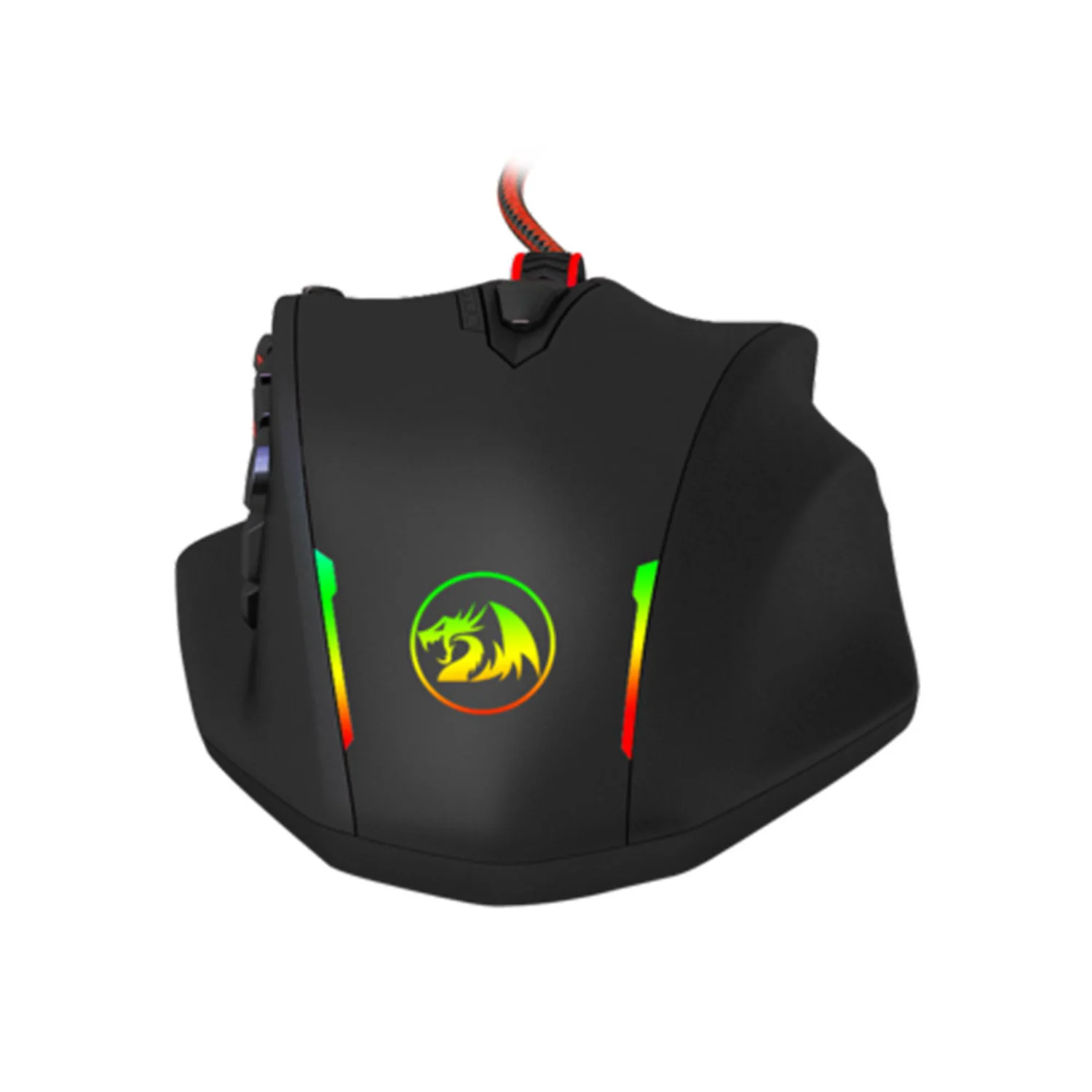 Mouse Gamer Redragon Impact M908 RGB 12400DPI - Preto