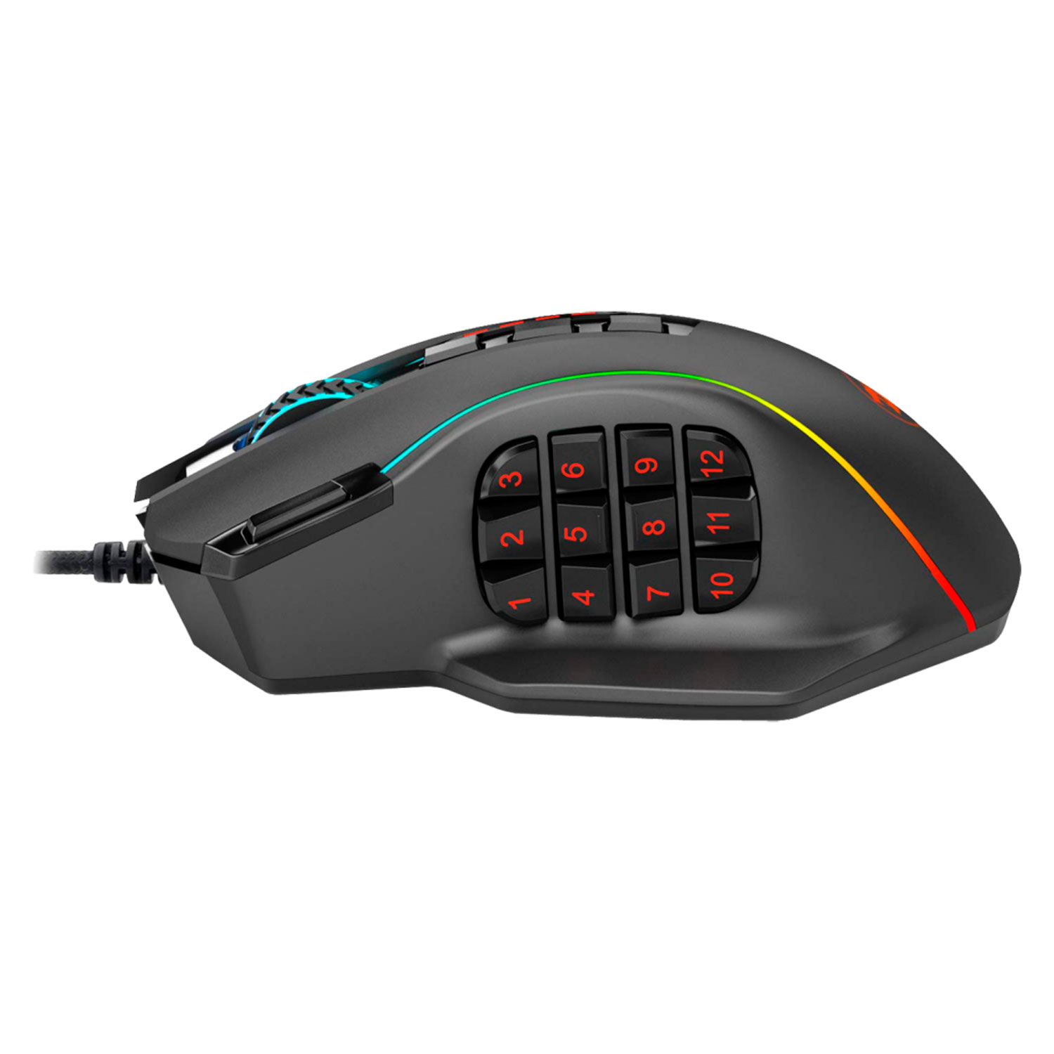 Mouse Gamer Redragon Perdiction 4 M901-K2 12400 DPI USB - Preto