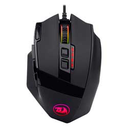 Mouse Gamer Redragon Sniper M801-RGB 12400 DPI USB - Preto (Caixa Danificada)