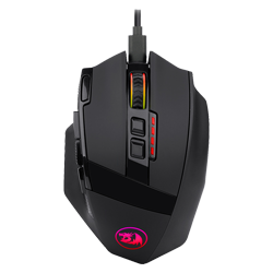 Mouse Gamer Redragon Sniper Pro M801P-RGB sem Fio 16000 DPI - Preto