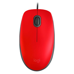 MOUSE LOGITECH M110S RED 910-006755