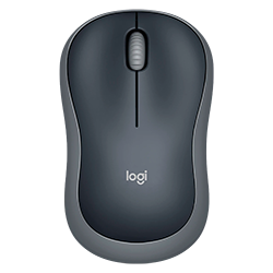 Mouse Logitech M185 sem Fio 1000 DPI - Cinza 910-002225