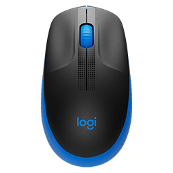 Mouse Logitech M190 910-005903 1000 DPI Sem Fio - Azul