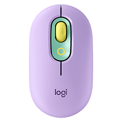 Mouse Logitech Pop Emoji Wireless - Lilás 910-006550

