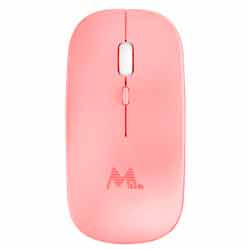 Mouse Mtek MW-4W350P sem Fio Nano USB - Rosa 
