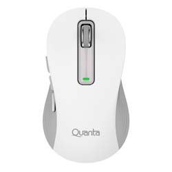 Mouse Quanta QTMOI40 sem Fio 1600 DPI - Branco
