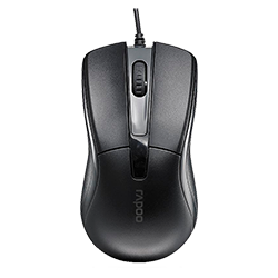 Mouse Rapoo N1162 com Fio 1000 DPI - Preto