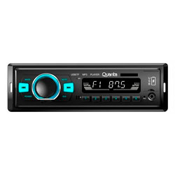 Auto Rádio Quanta QTRRA72 4X25W USB FM Bluetooth - Preto