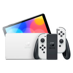 Console Nintendo Switch OLED 64GB Japonês - Branco (HEG-S-KAAAA) (Caixa Danificada)	