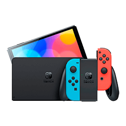 Console Nintendo Switch OLED 64GB - Neon (HEG-S-KABAA) (Japão)