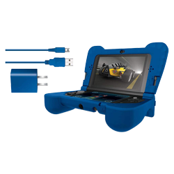 Kit Dreamgear Power Play 3 em 1 para Nintendo New 3DS XL - Azul (DG3DSXL-2274)