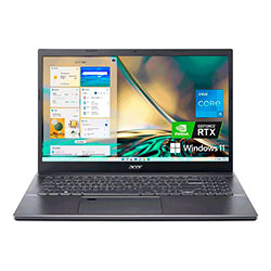 Notebook Acer A515-57G-58R7 I5-1240P / 8GB / 512GB SSD / Tela 15.6" / Windows 11 / RTX2050 - Cinza