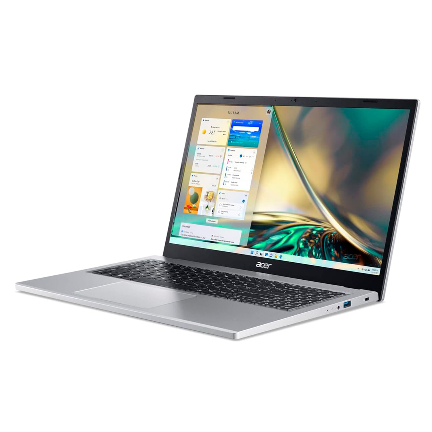 Notebook Acer Aspire 3 A315-24PT-R4U2 15.6" AMD Ryzen 5 7520U 512GB SSD 16GB RAM - Prata