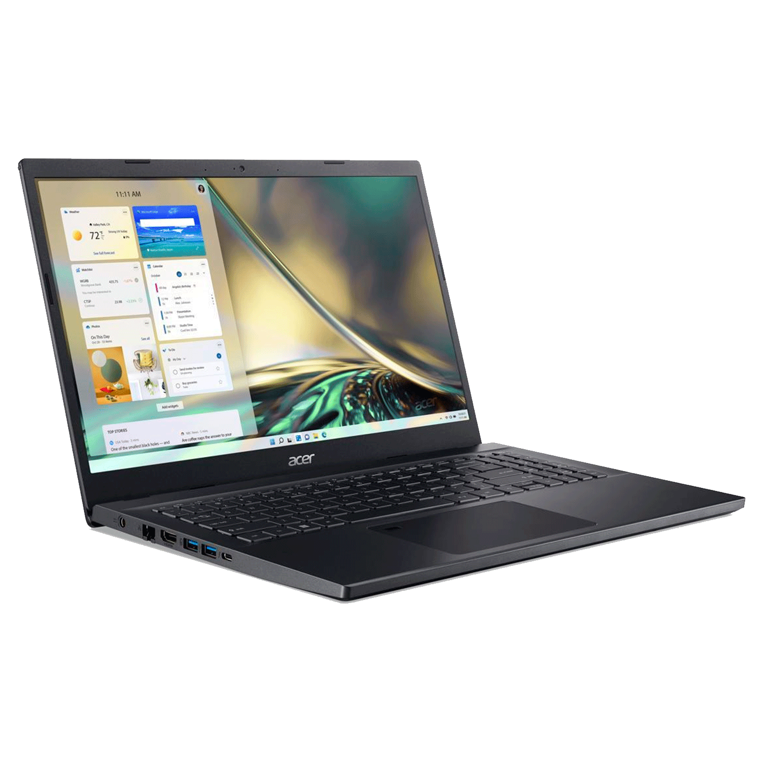Notebook Acer Aspire 7 A715-76-73L8 15.6" Intel Core i7 12650H 512GB SSD 8GB RAM - Preto
