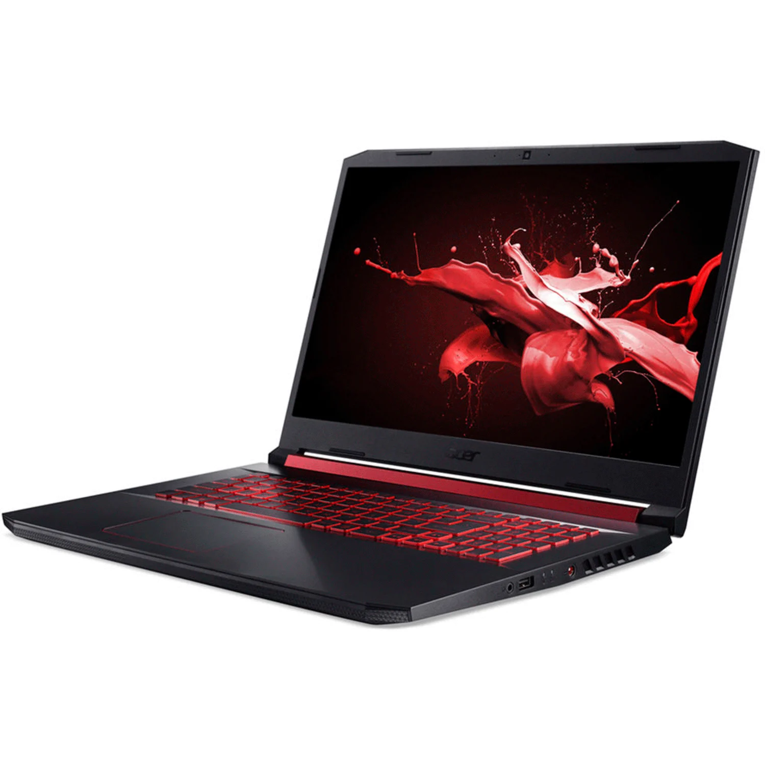 Notebook Acer Nitro 5 Intel Core i5 9300H / Tela 15.6" / Memória RAM 8GB / SSD 512GB / Placa de vídeo GeForce GTX 1650 4GB / Windows 10 - Preto e vermelho (AN515-54-599H)