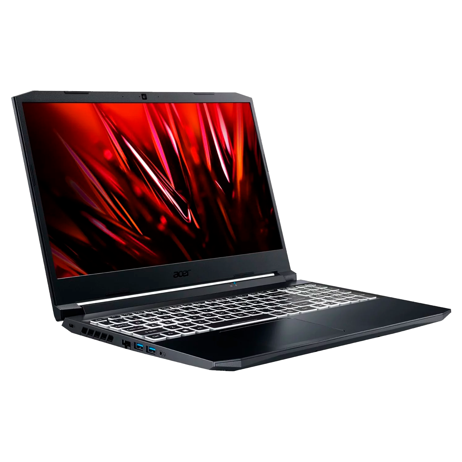 Notebook Gamer Acer Nitro 5 AN515-45-R1JF 15.6" AMD Ryzen 7 5800H 256GB SSD 16GB RAM NVIDIA GeForce GTX 1650 4 GB - Preto Vermelho 

